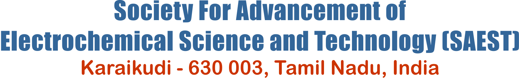 Society for Advancement of Electrochemical Science & Technology